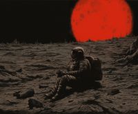 Plakat 60x50cm Samotność w Kosmosie