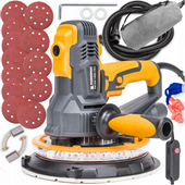 SZLIFIERKA DO GIPSU GŁADZI TYNKÓW 1400W PAPIER LED PM-DG-1400L-PRO