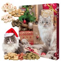 KALENDARZ adwentowy dla kota ze smaczkami na każdy dzień idealny na święta