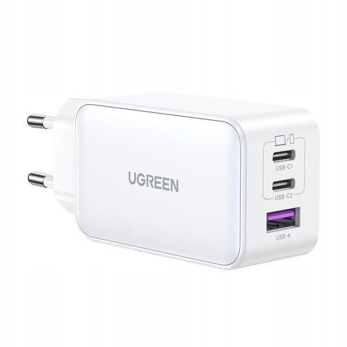 ŁADOWARKA UGREEN Nexode, 2xUSB-C, USB-A 3.0, PD3.0, QC4.0, GaN, 65W na Arena.pl