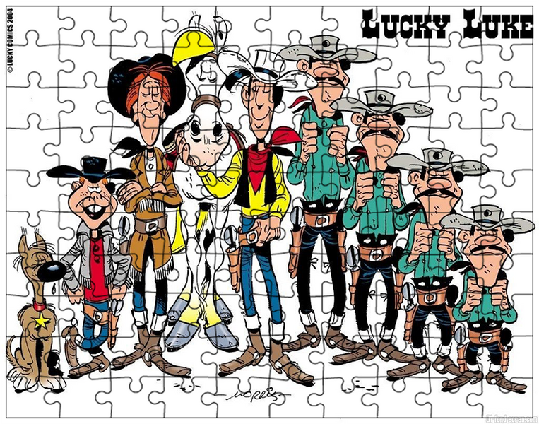 Puzzle Lucky Luke zdjęcie 1