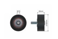 ROLKA NAPINACZA PASKA  PEUGEOT EXPERT 2003 2004 2005 2006