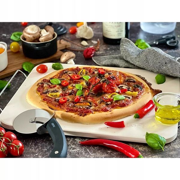 GEFU Kamień do pizzy Darioso + nóż zdjęcie 2