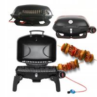 Stołowy GRILL GAZOWY COUNTRYSIDE przenośny CZARNY