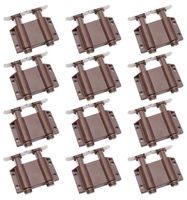 magnetyczne amortyzatory do szafek brąz 12 szt