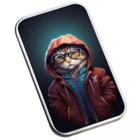 Sztabka The Holy Land Mint - Human Cats - Olivia kolorowana 1 uncja Srebra 2025