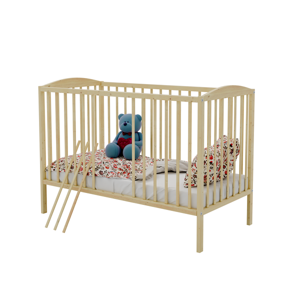 Łóżeczko OLA sosna b/sz zdjęcie 2