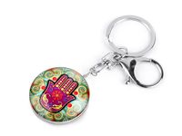 Brelok Hamsa Ręka Fatimy Mandala