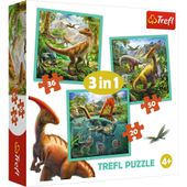 puzzle 3w1 niezwykły świat dinozaurów 34837