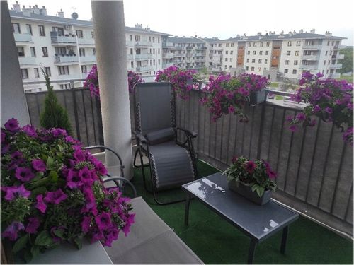 OSŁONA BALKONOWA na balkon, taras PP 1x5m- GRUBA+klipsy na Arena.pl