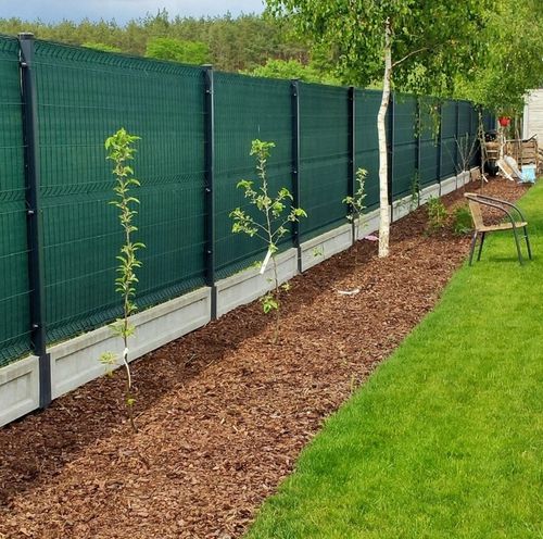 Siatka Cieniująca 1,5x50m Maskująca mata osłona na ogrodzenie płot 90% na Arena.pl