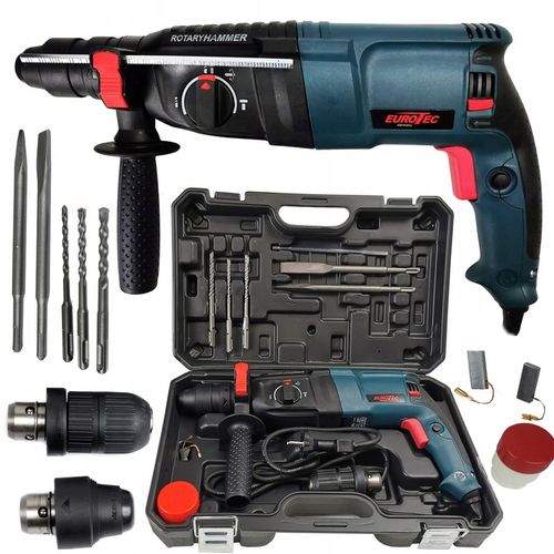 MŁOTOWIERTARKA WIERTARKA MŁOT UDAROWY SDS+ EUROTEC na Arena.pl