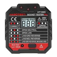 Tester Gniazd Habotest HT106D Cyfrowy Wskaźnik LED Bezpieczeństwo Domu