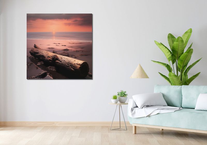 Obraz 100x100cm Spokój Przed Burzą zdjęcie 2