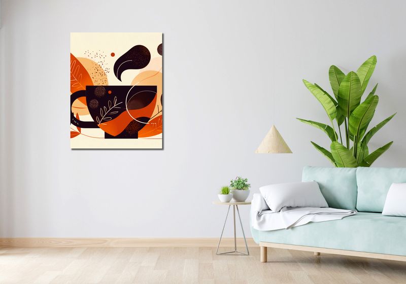 Obraz 70x90cm Wachlarz Ciepła zdjęcie 2