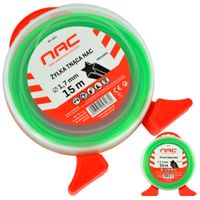 ŻYŁKA TNĄCA NAC DO KOS I PODKASZAREK ŚREDNICA 1.7 MM DŁUGOŚĆ 15 MB GWIAZDKA