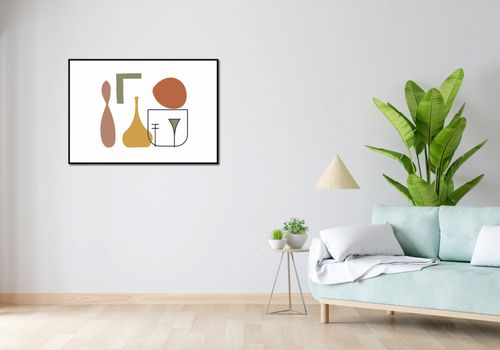Plakat 100x70cm Naczynia na Arena.pl