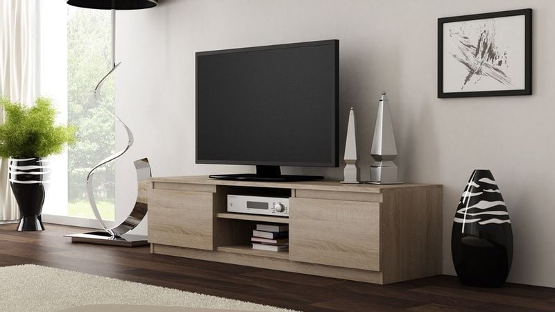 STOLIK RTV MALWA 140 - DĄB SONOMA zdjęcie 3