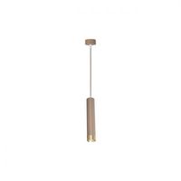 LAMPA WISZĄCA LED GU10 ALUMINIOWA 35W BEŻ KASZMIROWY