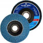 TARCZA LISTKOWA DO SZLIFOWANIA CYRKONOWA INOX 125mm P40 FALON TECH