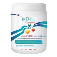 Total Keratin Complex Repair Color & Softness Maska do włosów zniszczonych, farbowanych i suchych, 1000ml