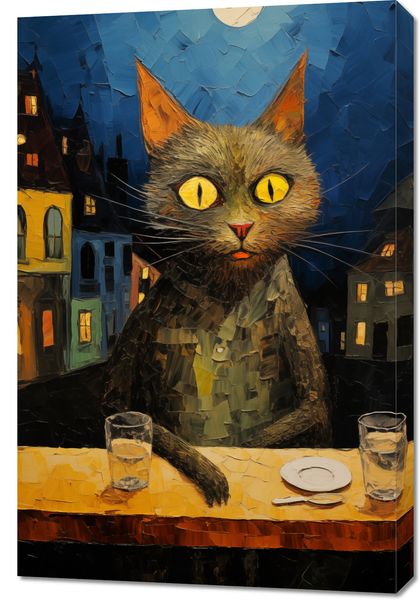 Obraz 60x90cm Nocny Obserwator zdjęcie 1
