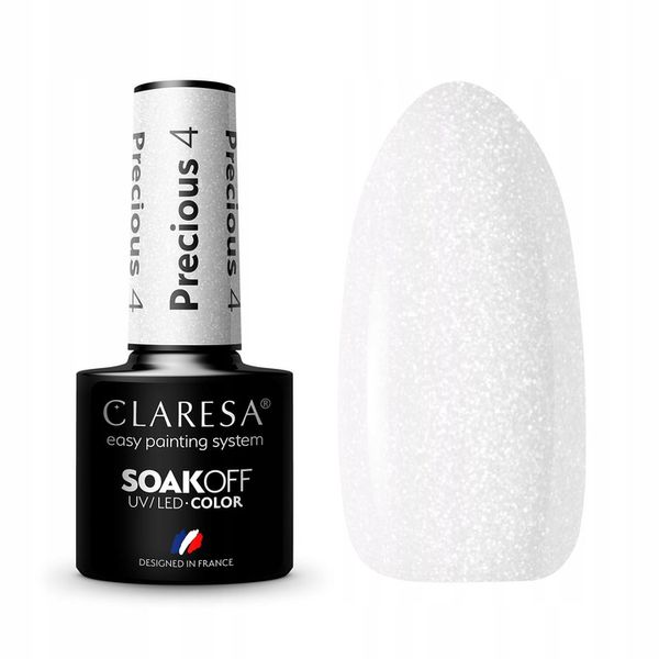CLARESA Lakier hybrydowy PRECIOUS 4 - 5g zdjęcie 1
