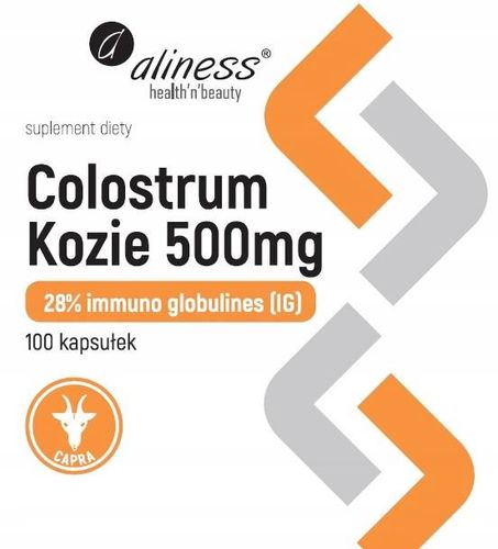 ALINESS Colostrum Kozie IG 28% 500 mg x 100 kaps. na Arena.pl