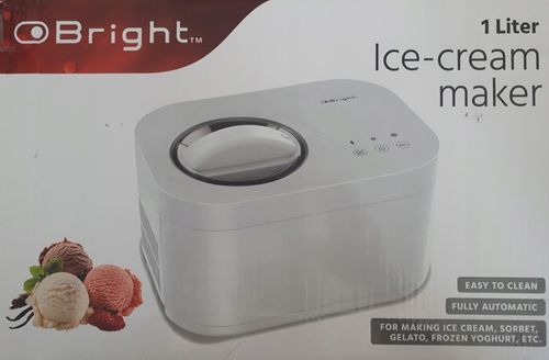 Maszyna do lodów biała 100W, 1 litr na Arena.pl