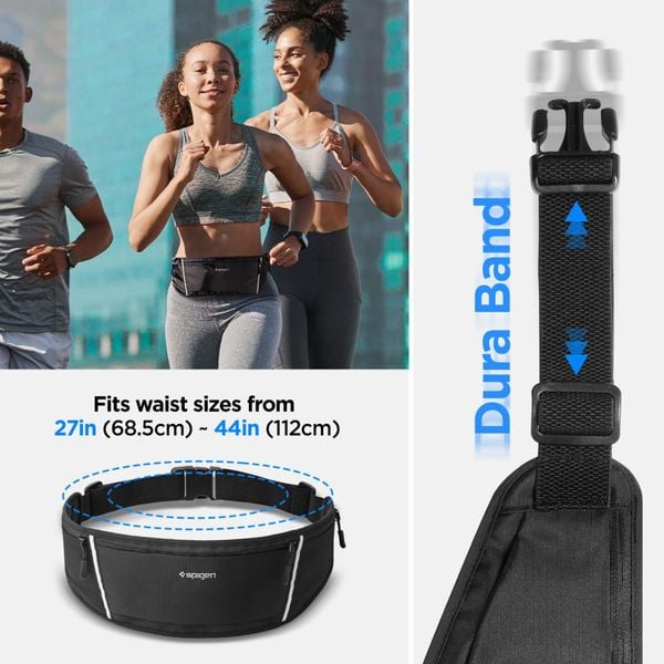 SPIGEN A710 DYNAMIC SHIELD WAIST BAG BLACK zdjęcie 8