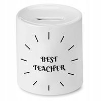 Skarbonka Na Dzień Nauczyciela Best Teacher Z Nadrukiem Ze Zdjęciem