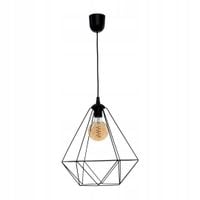 2X Lampa wisząca BASKET BLACK 1xE27
