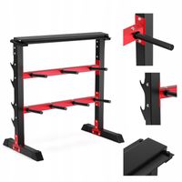 Mocny stojak na obciążenie, ciężary olimpijskie hantle i gryfy do