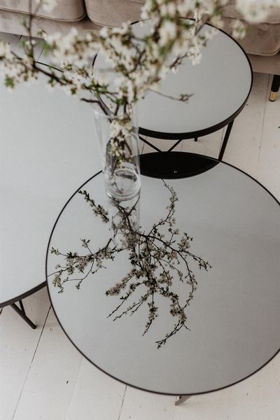 Stolik Tre 430 – lustro tytanowe zdjęcie 3