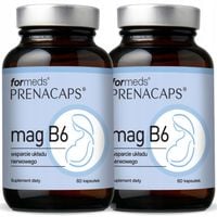 Cytrynian magnezu + witamina B6 | formeds PRENACAPS mag B6 | 2x60 kapsułek