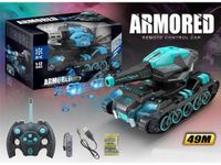 Kosmiczny Czołg R/C 1:12 na kulki żelowe ładowanie USB ze światłem
