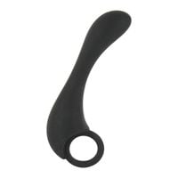 masażer prostaty silikonowy calexotics czarny 9.5 cm