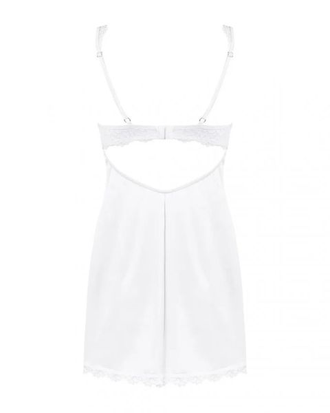 Bielizna-Amor Blanco Koszulka I Stringi Biały   S/M zdjęcie 8