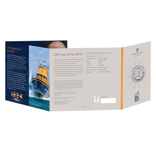 200 Years of the RNLI 50p Miedzionikiel 2024 na Arena.pl