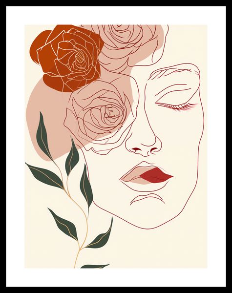 Plakat 30x40cm Beż i Twarz zdjęcie 3