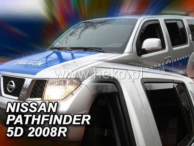 Owiewki Nissan PATHFINDER III gener. R51 2005-2012r Z TYŁAMI zdjęcie 2
