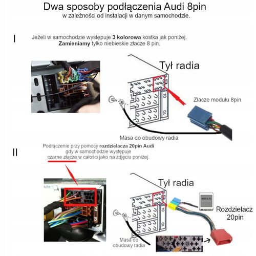 Adapter Bluetooth Audio in VW Audi Seat Skoda na Arena.pl