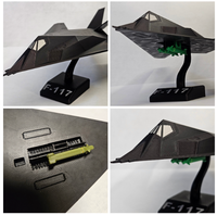 Model samolotu stealth do składania F-117 Nighthawk Kit Card 3D