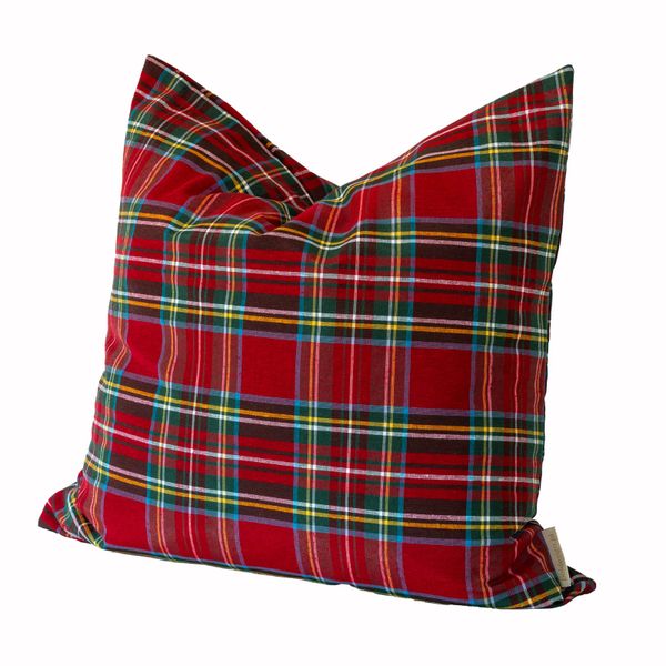 Poszewka Świąteczna Poduszka z Czerwonej Kraty 30x60 zdjęcie 3