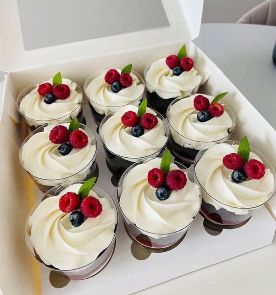 OPAKOWANIE PUDEŁKO NA 9 MUFFIN, CUPCAKE, 10szt. zdjęcie 7