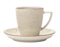 FILIŻANKA SPODEK LUBIANA BEATA 6630U BUDYŃ BEŻ 200 ML