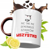 Kubek Bordowy Dla Dziadka Na Urodziny Prezent Z Nadrukiem Ze Zdjęciem