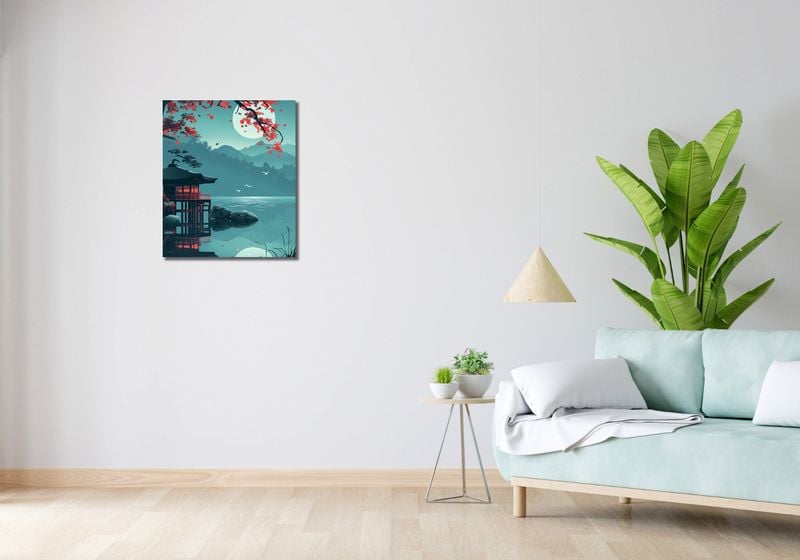Obraz 50x60cm Japoński Pawilon zdjęcie 2