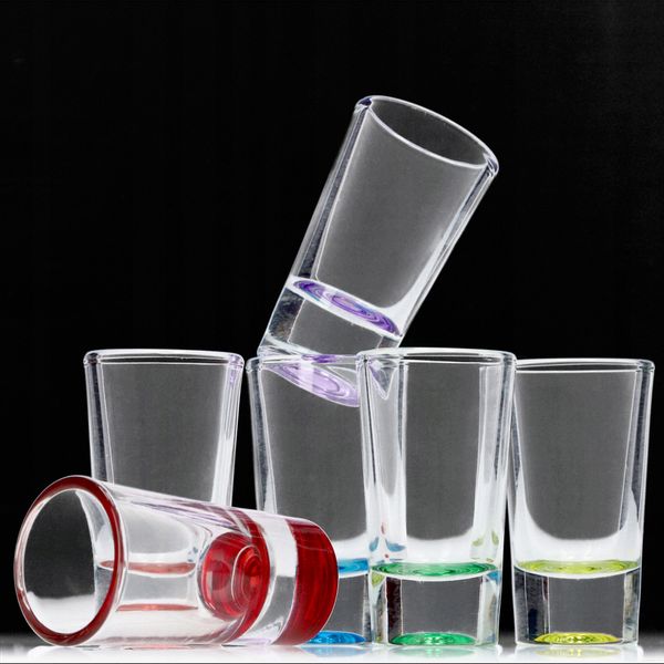 KIELISZKI DO WÓDKI SHOTÓW KOLOROWE 28ml 6szt zdjęcie 3
