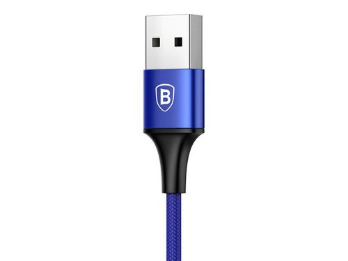 Kabel Baseus Rapid 3w1 iPhone micro USB USB-C 3A niebieski na Arena.pl